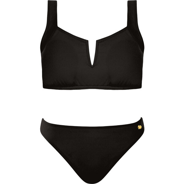 Dámske dvojdielne plavky S1011PM4 Panama 4 Black - Self 64729448