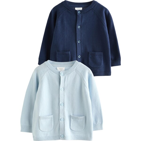 Next Kardigán námornícka modrá / svetlomodrá 65678290
