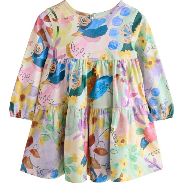 Next Šaty svetlomodrá / žltá / orgovánová / ružová 65654902