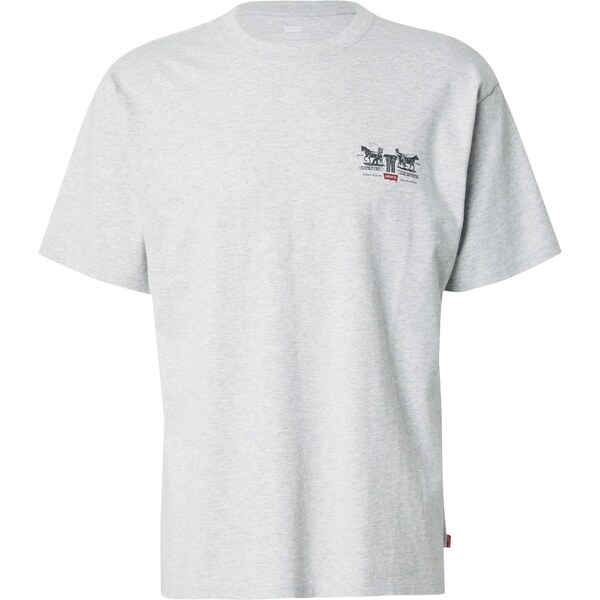 LEVIS Tričko Graphic Vintage Fit Tee sivá melírovaná / zelená / 64826126