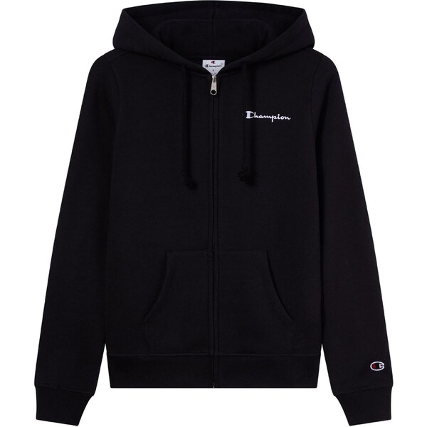 Champion Authentic Athletic Apparel Tepláková bunda čierna / biela 65253433