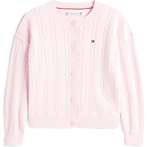 TOMMY HILFIGER Kardigán pastelovo ružová 64732021