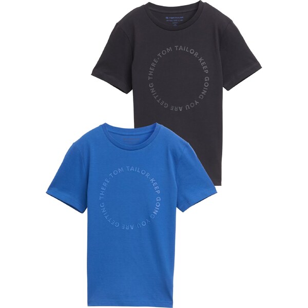 TOM TAILOR Tričko modrá / námornícka modrá 64732028