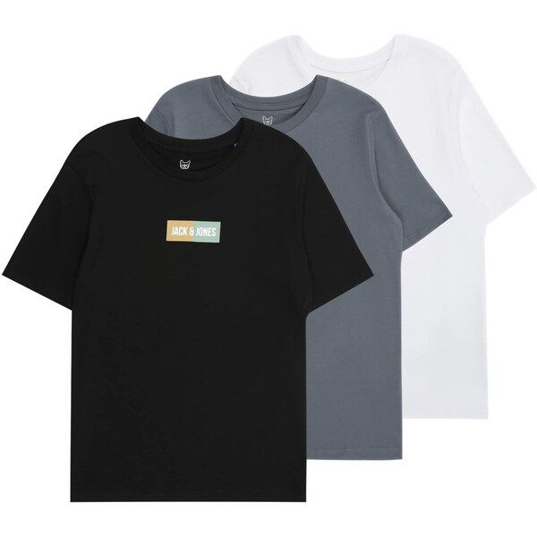 Jack & Jones Junior Tričko JJPAN béžová / sivá / čierna / biela 64732063