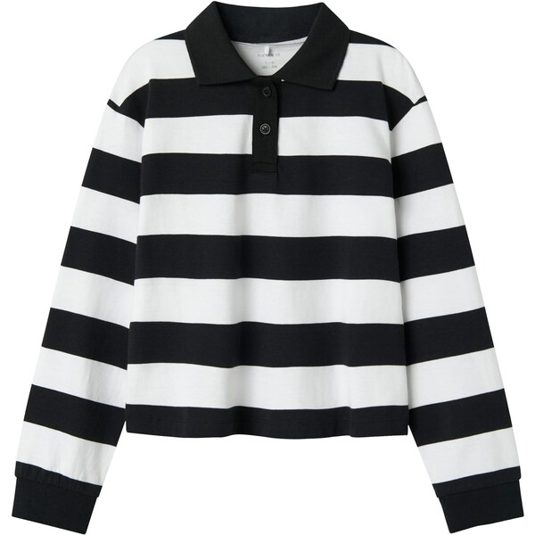 NAME IT Tričko NKFLili čierna / biela 65658463