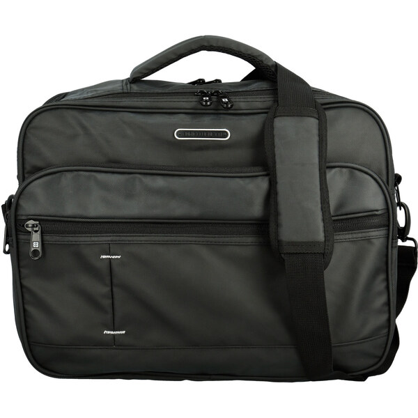 Pánska taška cez rameno čierna - Enrico Benetti Kerim čierna 64732218