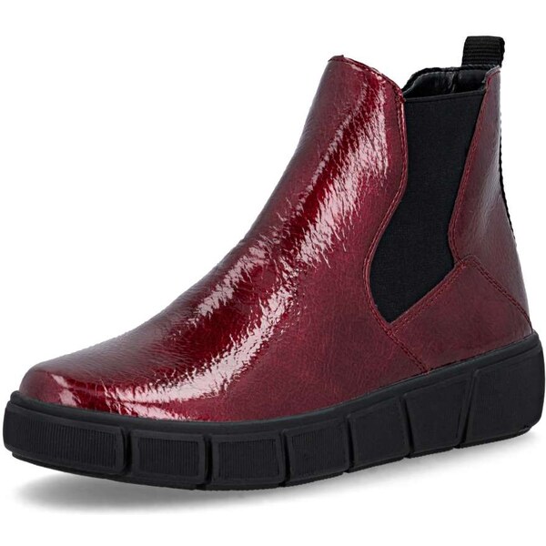 RIEKER Dámska členková obuv REMONTE D1T71-33 červená W5 64730478