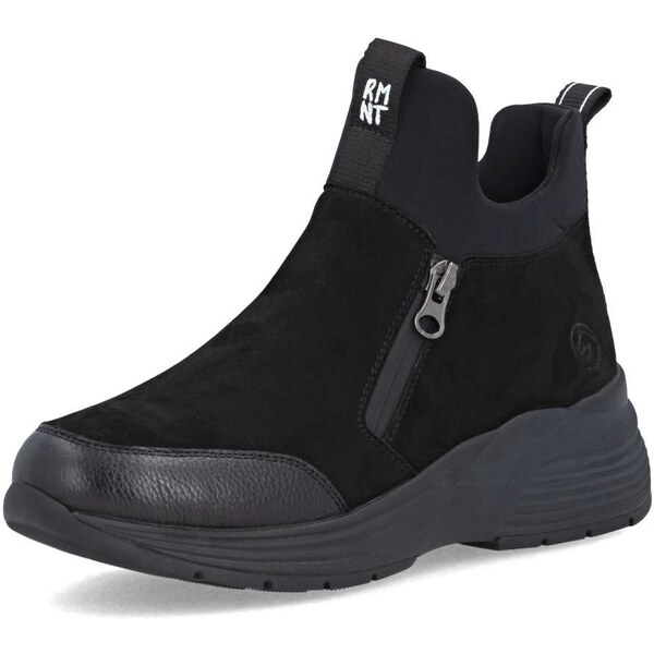 RIEKER Dámska členková obuv REMONTE D6676-04 čierna W5 64730479