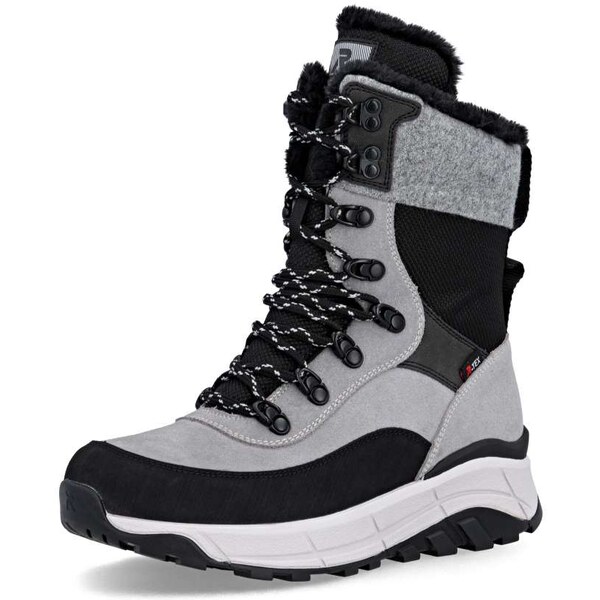 Dámska členková obuv RIEKER W0066-40 sivá W5 64730484