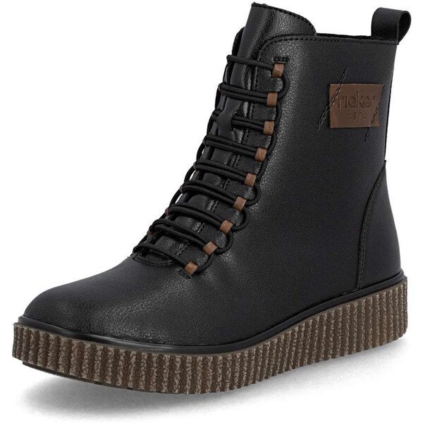 Dámska členková obuv RIEKER Y4352-00 čierna W5 64730489