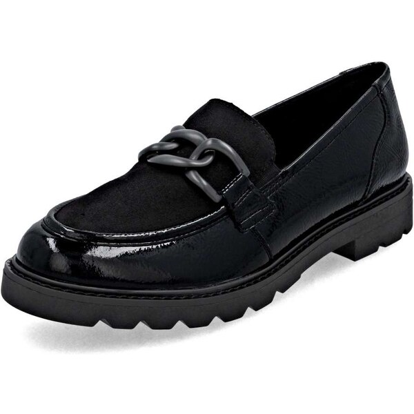 RIEKER Dámske mokasíny REMONTE D2Q01-02 čierna W5 64730492