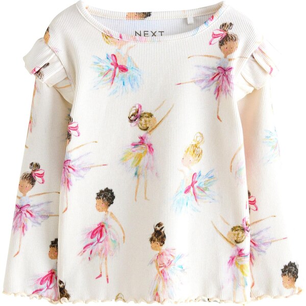 Next Tričko nebielená / modrá / svetlohnedá / ružová / čierna 65979765