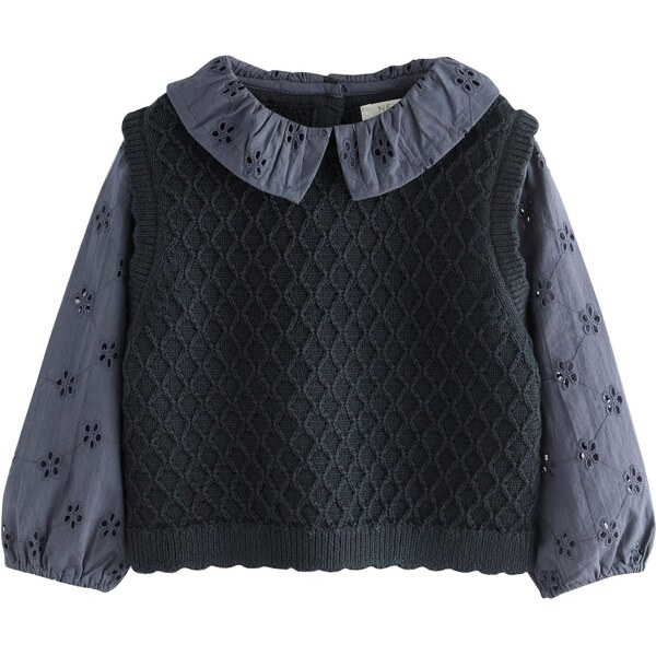 Next Sveter námornícka modrá 65656338