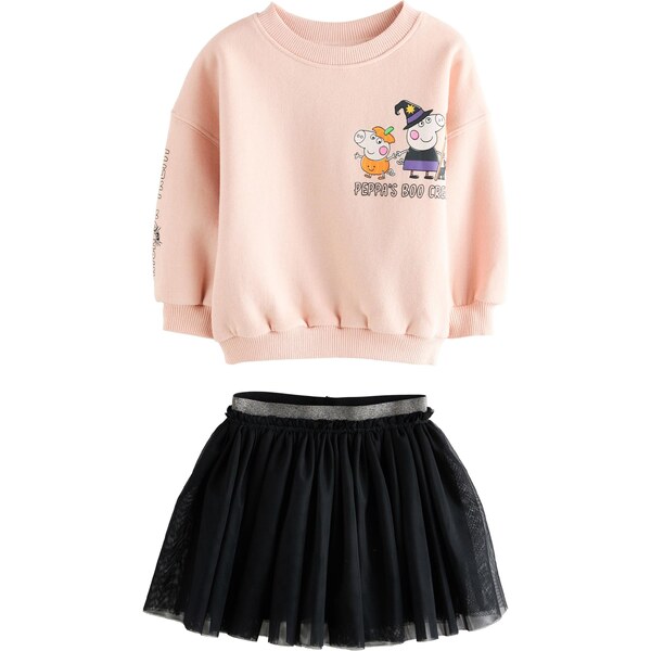 Next Set Peppa Wutz fialová / tmavooranžová / púdrová / čierna 65882667