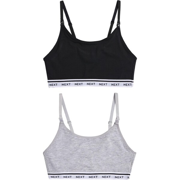 Next Podprsenka sivá / čierna / biela 65731118