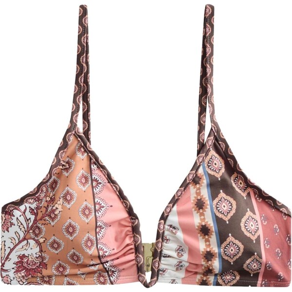 Next Bikinový top hnedá / čokoládová / staroružová / biela 65655901