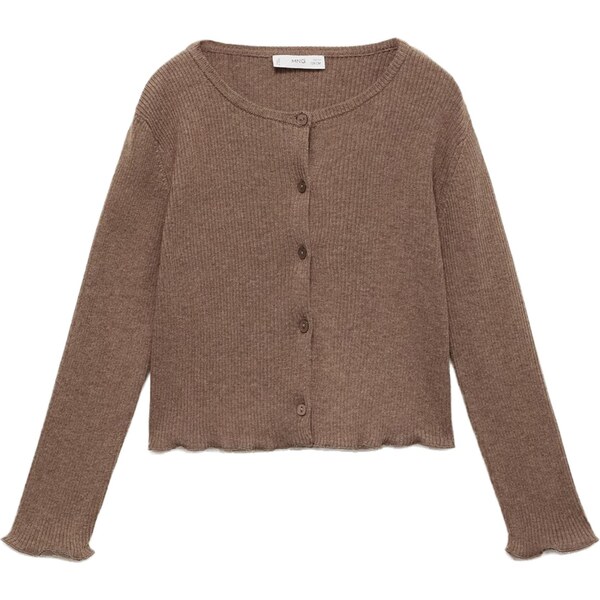 MANGO KIDS Kardigán LYRA hnedá 65656106
