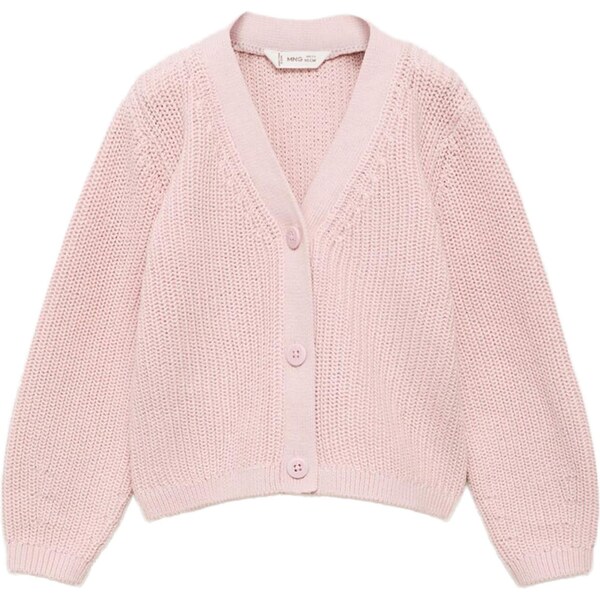 MANGO KIDS Kardigán ROSALIE ružová 65656113