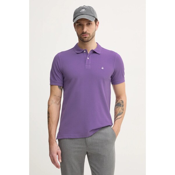 Bavlnené polo tričko United Colors of Benetton 61613168