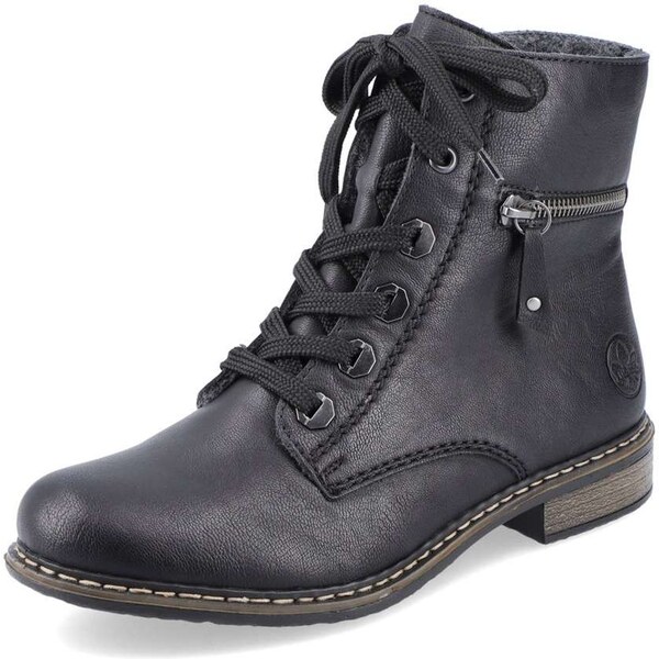 Dámska členková obuv RIEKER 71208-00 čierna W5 64735403