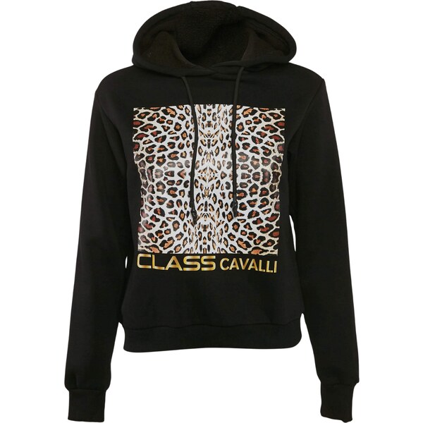 CAVALLI CLASS Leopard Black mikina 64741446