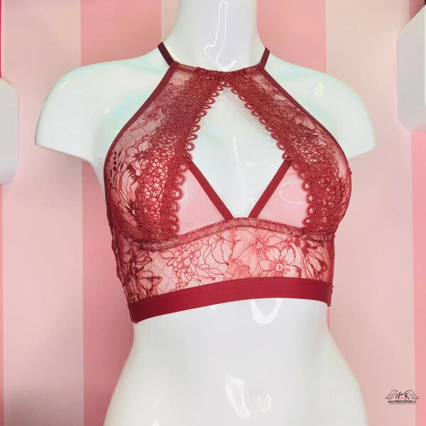 Victorias Secret Zvodne strihaná krajková braletka odhalená ako Agent 46574525