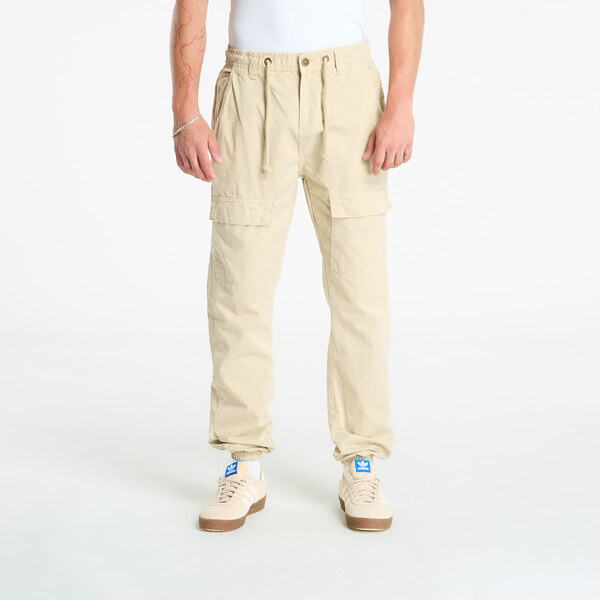 Kalhoty Urban Classics Front Pocket Cargo Jogging Pants Beige M 54993666