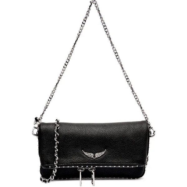 Zadig&Voltaire Kožená listová kabelka ROCK NANO 64742459