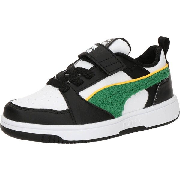 PUMA Tenisky Rebound V6 žltá / zelená / čierna / biela 64960569