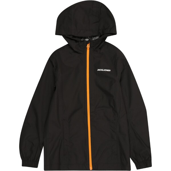 Jack & Jones Junior Prechodná bunda oranžová / čierna / biela 64944096