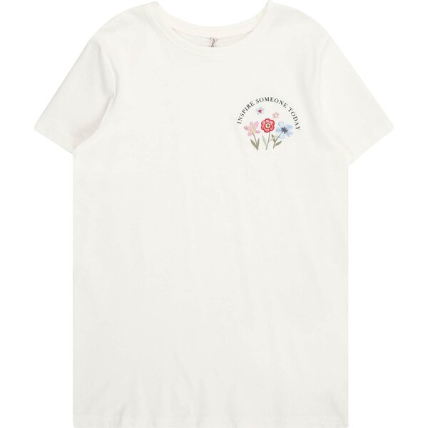 ONLY GIRLS Tričko KOGEMMA svetlomodrá / olivová / červená / biela 65885604