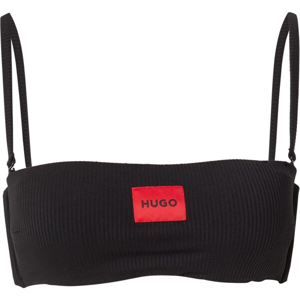 HUGO Bikinový top červená / čierna 65043455