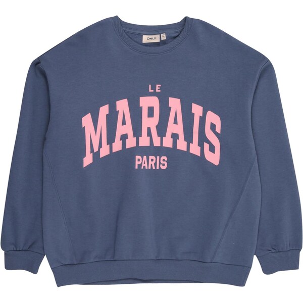 ONLY GIRLS Mikina námornícka modrá / ružová 64746927