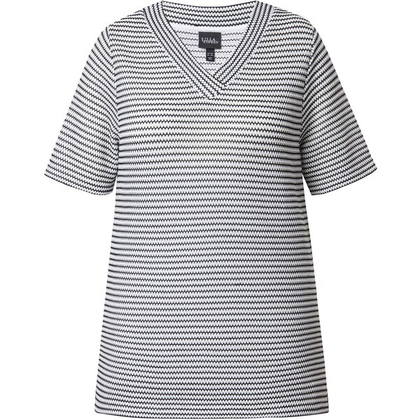 Ulla Popken Mikina čierna / biela 64746694