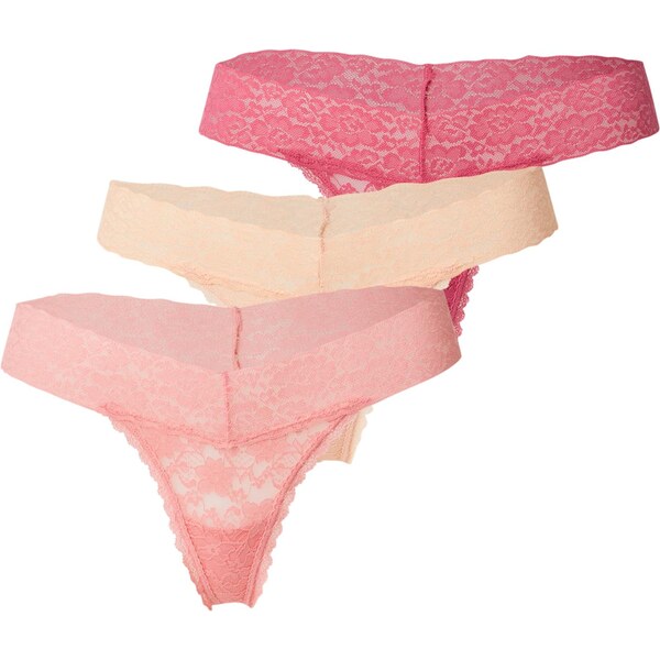 GUESS Tangá purpurová / púdrová / staroružová 64766052