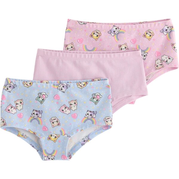 Lindex Nohavičky Kawaii pastelovo modrá / žltá / pastelovo fialová / 64818570