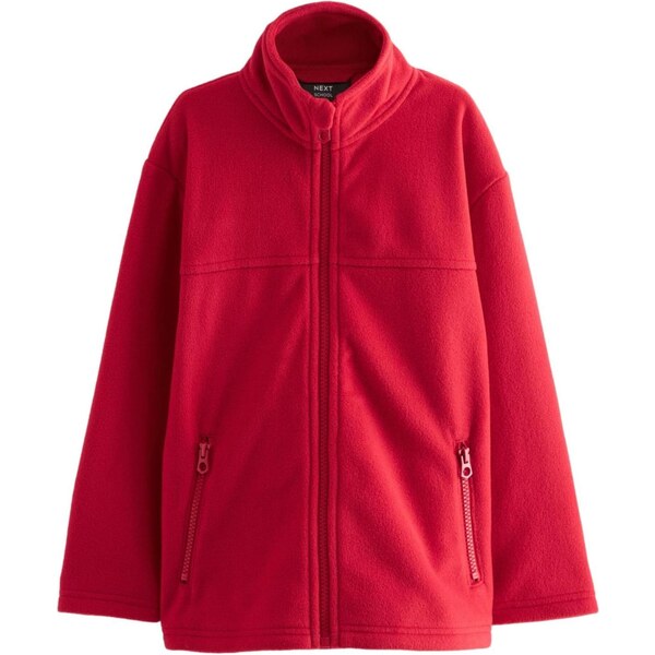 Next Flisová bunda červená 65052198
