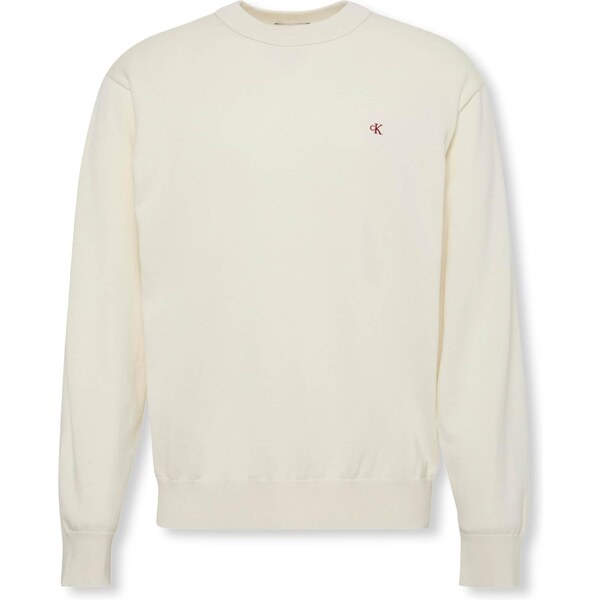 Calvin Klein Jeans Sveter Esy biela ako vlna 64757909