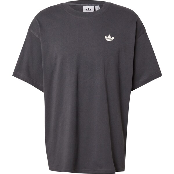 ADIDAS ORIGINALS Tričko Revtext tmavosivá / biela 65043459