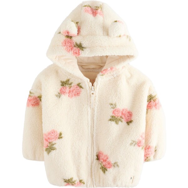 Next Flisová bunda krémová / olivová / staroružová 65052321