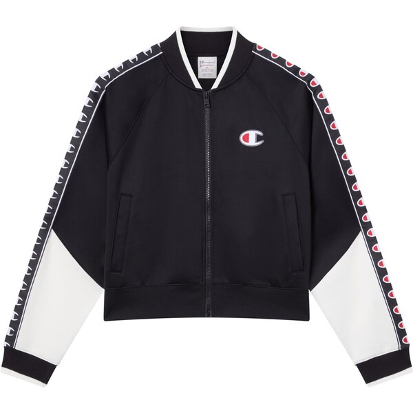 Champion Authentic Athletic Apparel Tepláková bunda červená / čierna / 65253505