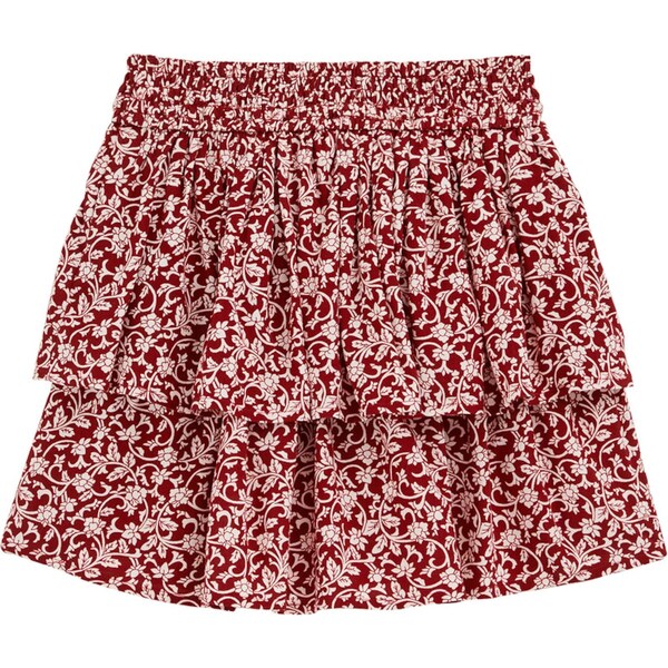 WE Fashion Sukňa červená / biela 65812057