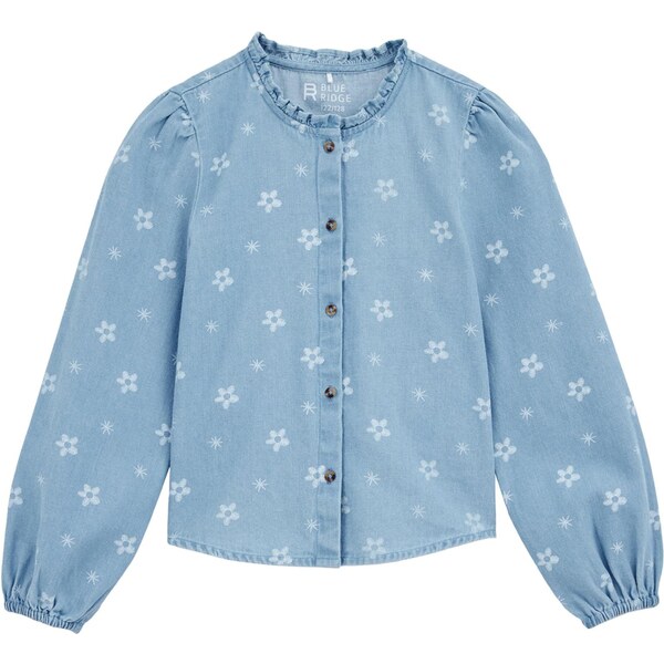 WE Fashion Blúzka svetlomodrá / biela 65883034