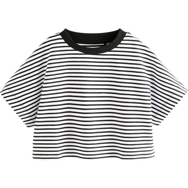 Next Tričko čierna / biela 65883971