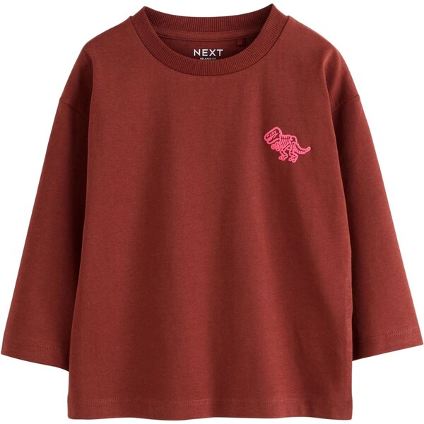 Next Tričko malinová / hrdzavo červená 65884887