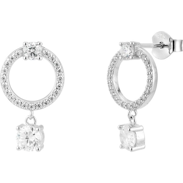 Olivie Stříbrné náušnice KRUH 9614 64763494