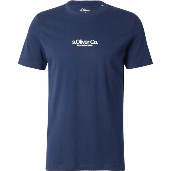s.Oliver Tričko námornícka modrá / biela 64131762