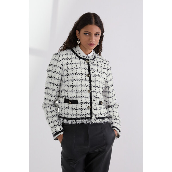 SAKO KARL LAGERFELD BOUCLE JACKET 64780793