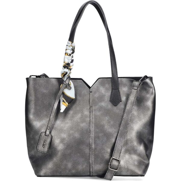 Dámska kabelka RIEKER H1006-42 strieborná W5 64776047