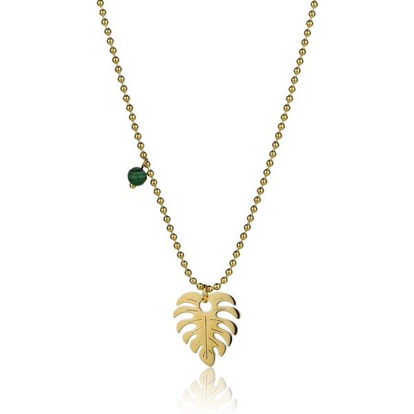Emily Westwood Originálny pozlátený náhrdelník Lístok Katherine 66592271